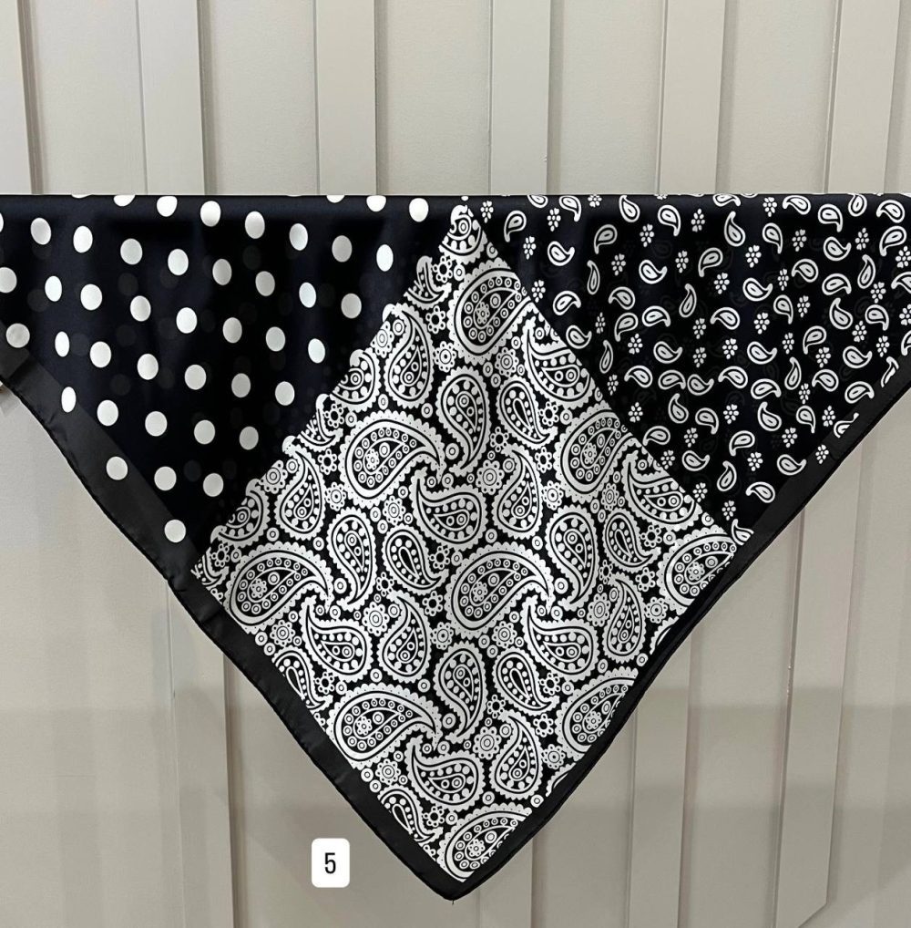 مینی اسکارف ابریشم وارداتی کد محصول s202 - Image 6