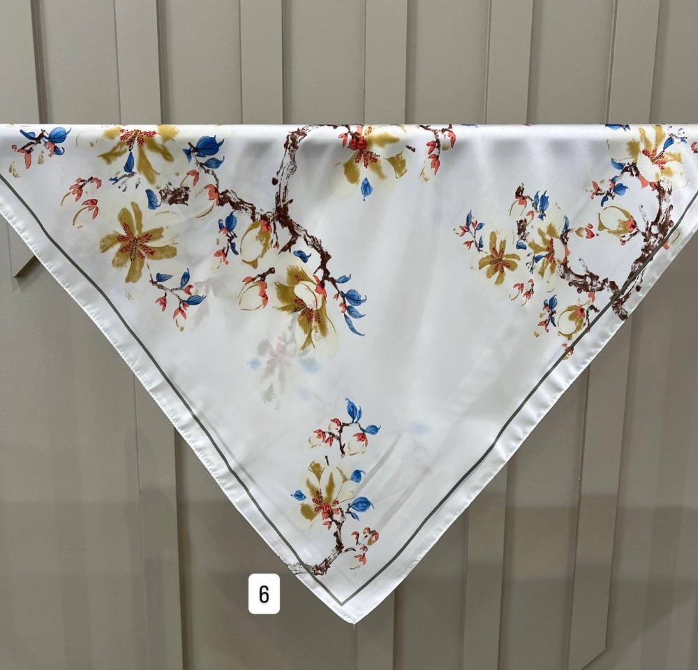 مینی اسکارف ابریشم وارداتی کد محصول s202 - Image 7