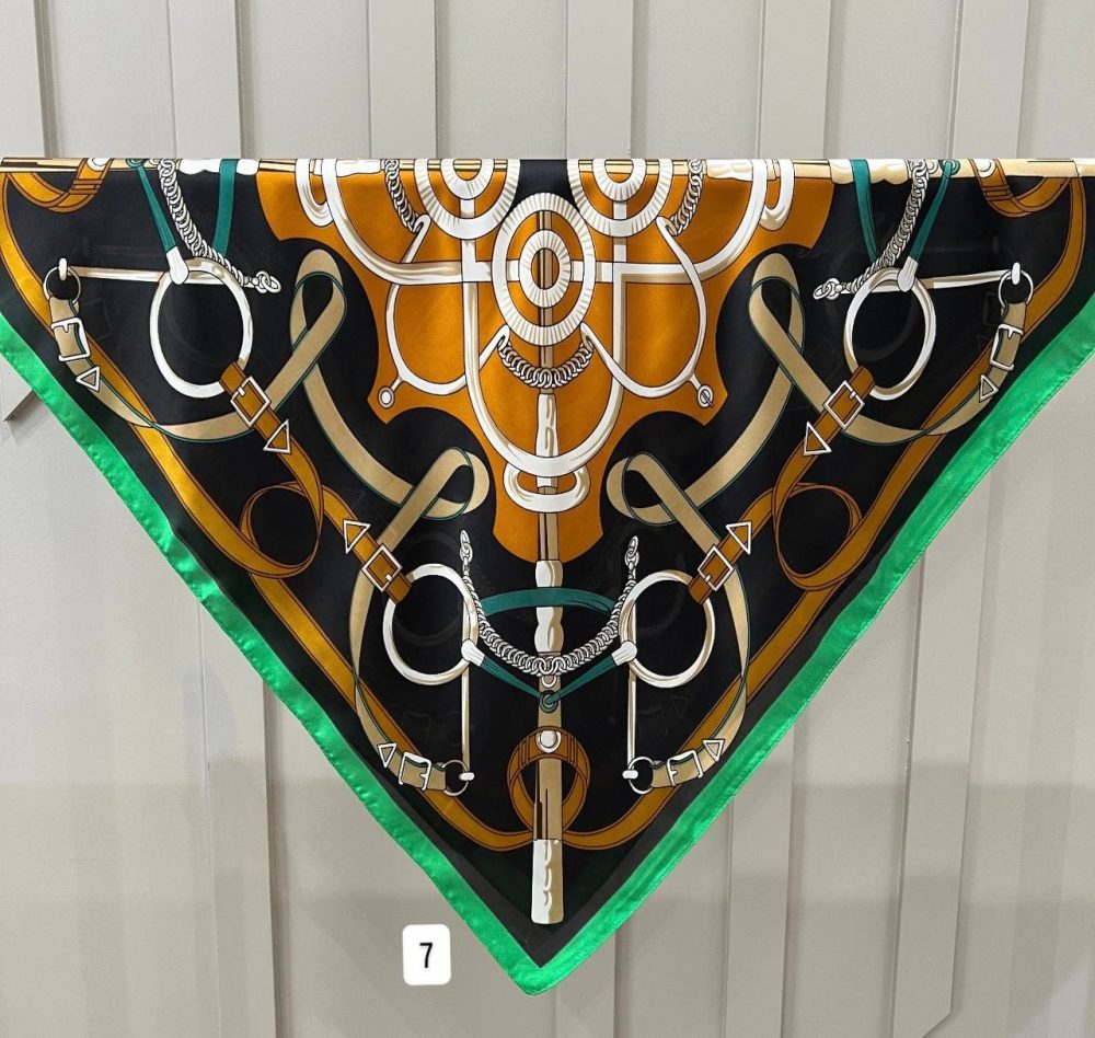 مینی اسکارف ابریشم وارداتی کد محصول s202 - Image 8