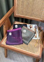 روسری نخ ابریشم ژاکارد | کد محصول s210 - Image 6