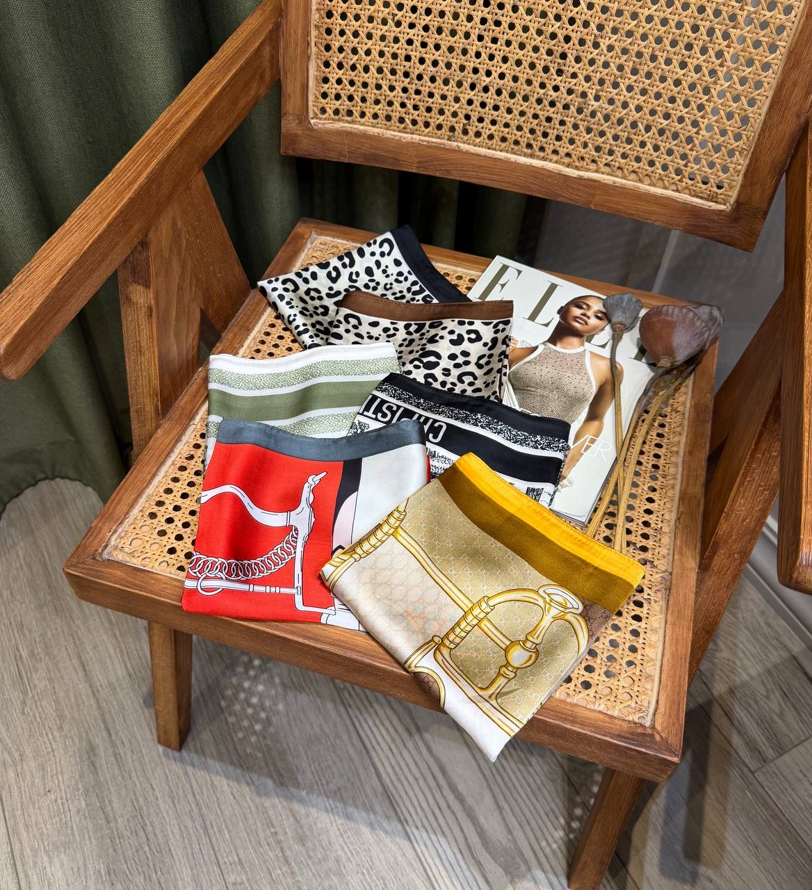 مینی اسکارف ابریشم وارداتی | کد محصول s209